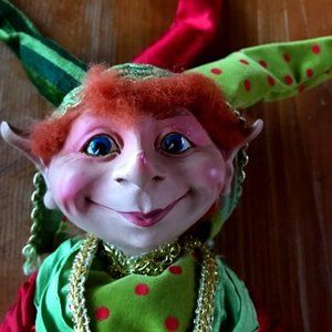 2013 Floridus 20" Posable Holiday Elf Rascal